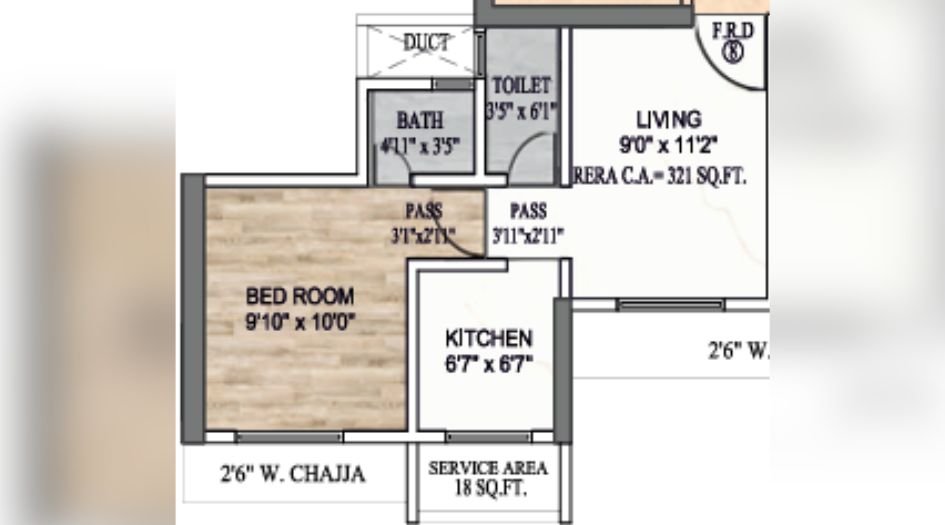 kings-my-Home-1BHK-321-sqft-unit-plan
